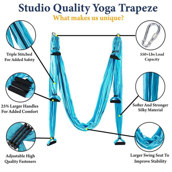 New sealed products yoga trapeze Aerial Rope - Picture 8 of 9